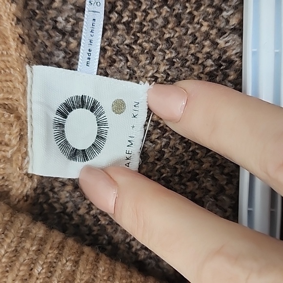 Leopard print open front cardigan sweater one size - Picture 4 of 6